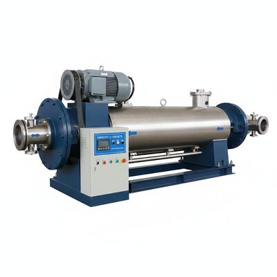 Motor Driven Decanter Centrifuge Machine with 500kg/h Productivity and 2rpm-31rpm Differential Speed for Continuous Auto Discharge