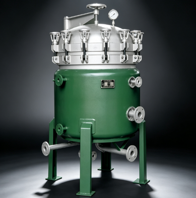 Horizontal Pressure Leaf Filter 3m² Filtration Area Compact Precision Clarification Equipment