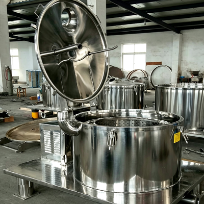PD Bag Lifting Upper Discharge Plate Centrifuge 1000mm Drum 140L 11kW 316L Steel