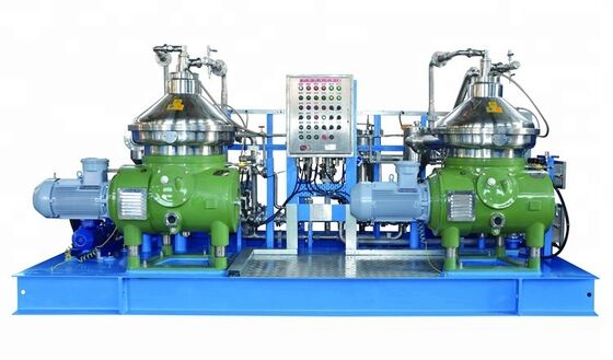 Oily Water Centrifugal Oil Water Separator 380V 22kw Disc Centrifuge