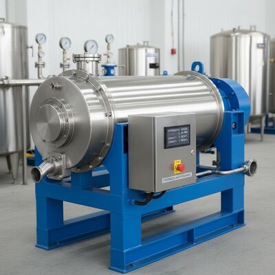 Decanter Centrifuge Machine with 2rpm-30rpm Differential Speed and Continuous Auto Discharge for 1-100 M³/h Capacity