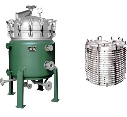 SZL-10 Horizontal Pressure Leaf Filter | Liquid Clarification Equipment for Edible Oil & Pharmaceutical Industries