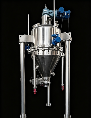 TZ2000 Nutsche Filter Dryer with Hollow Ribbon Heating / Cooling, 7.3 m³ Nominal Volum