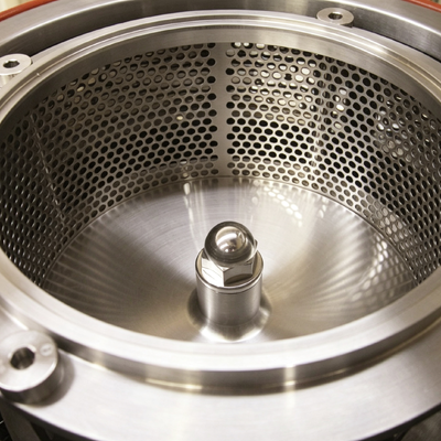 PGZ Scraper Bottom Discharge Plate Centrifuge 1250mm Drum 400L 18.5kW 304 Stainless Steel